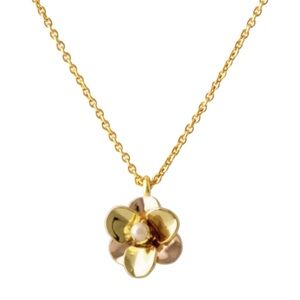 KATE SPADE • Gold Pick A Posy Flower Necklace